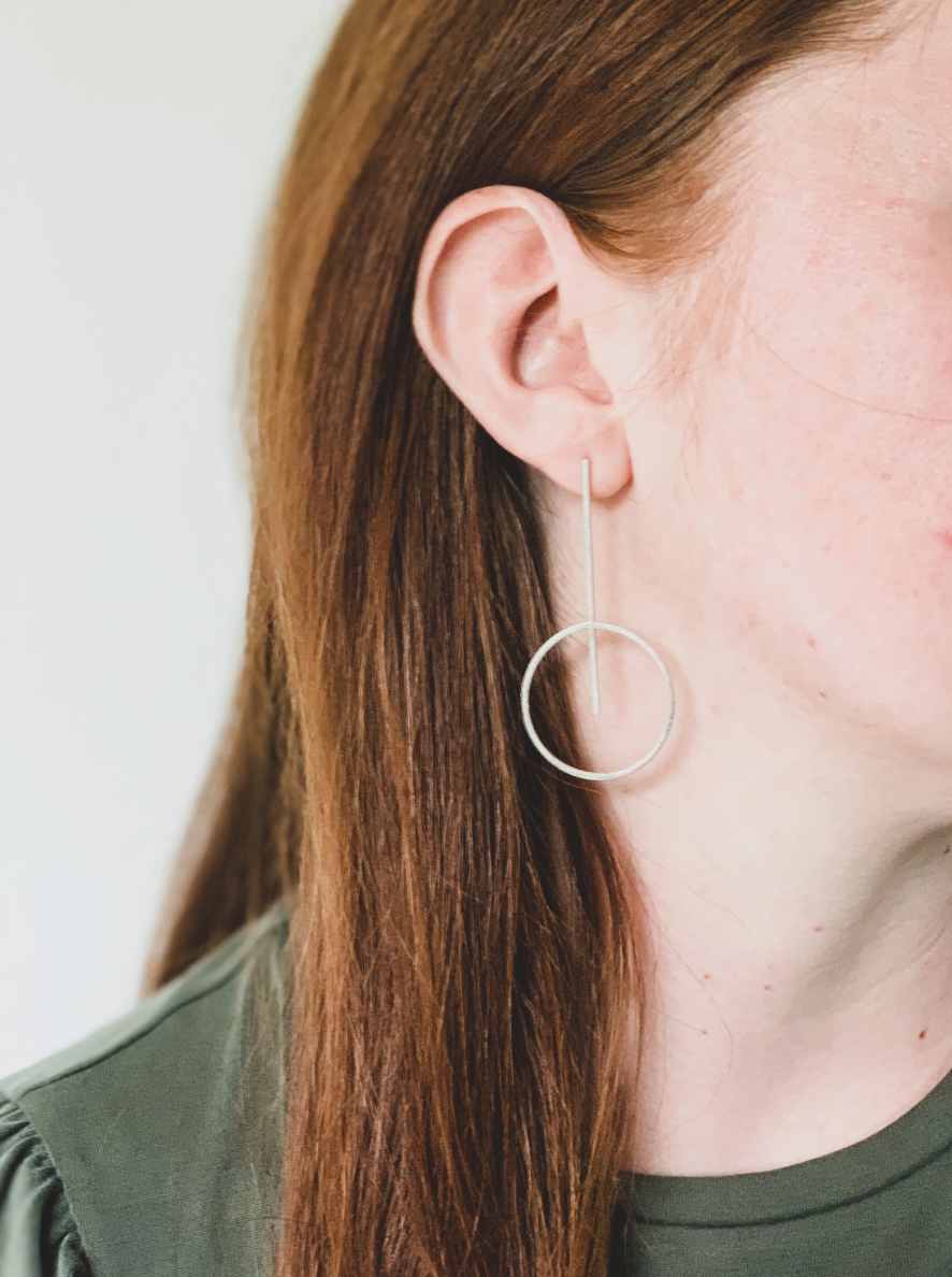 Focus Earrings - Sterling Silver