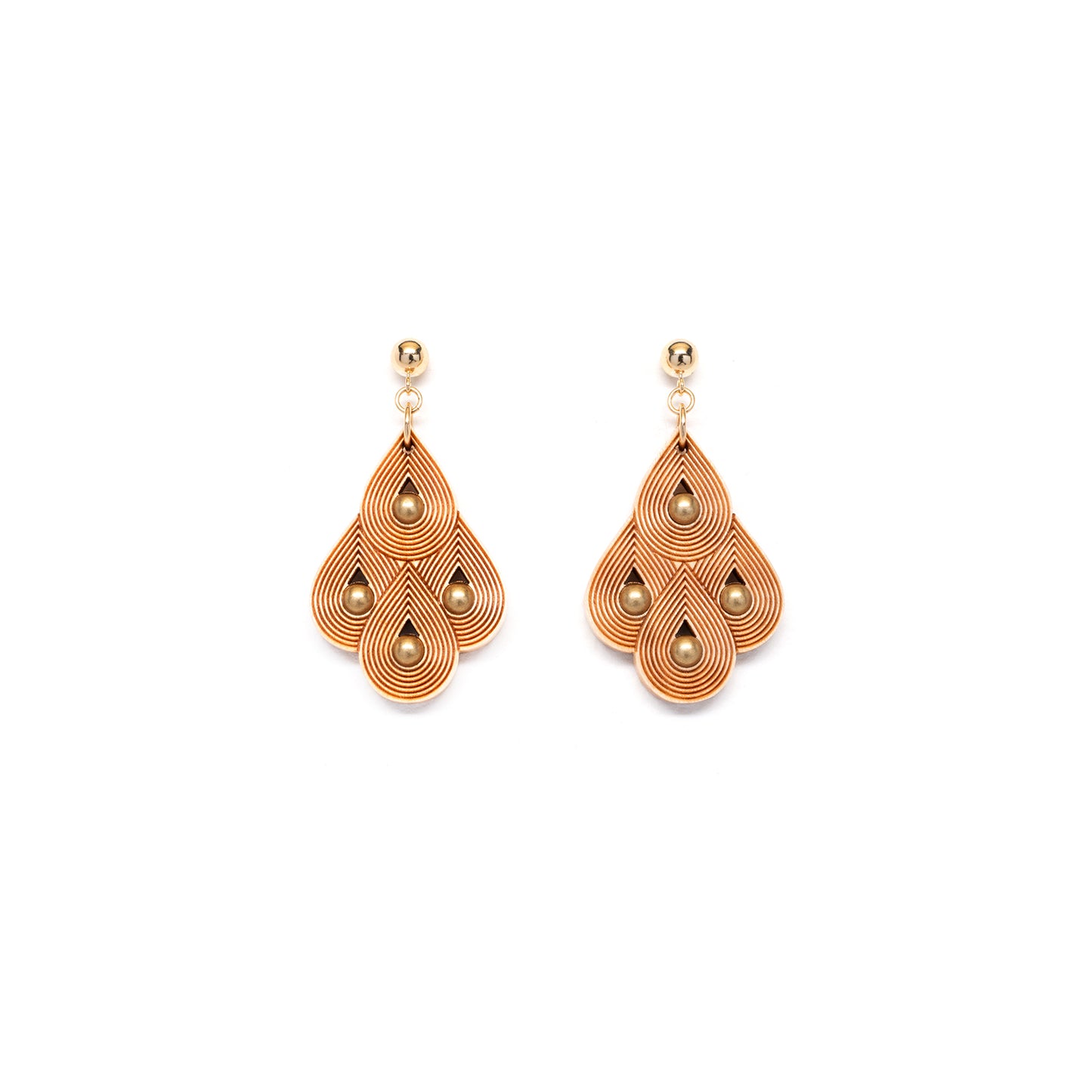 Teardrop Deco Earrings