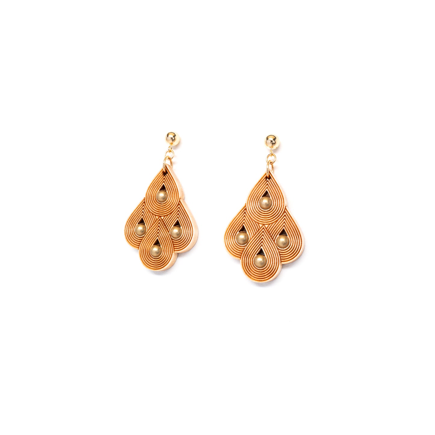 Teardrop Deco Earrings
