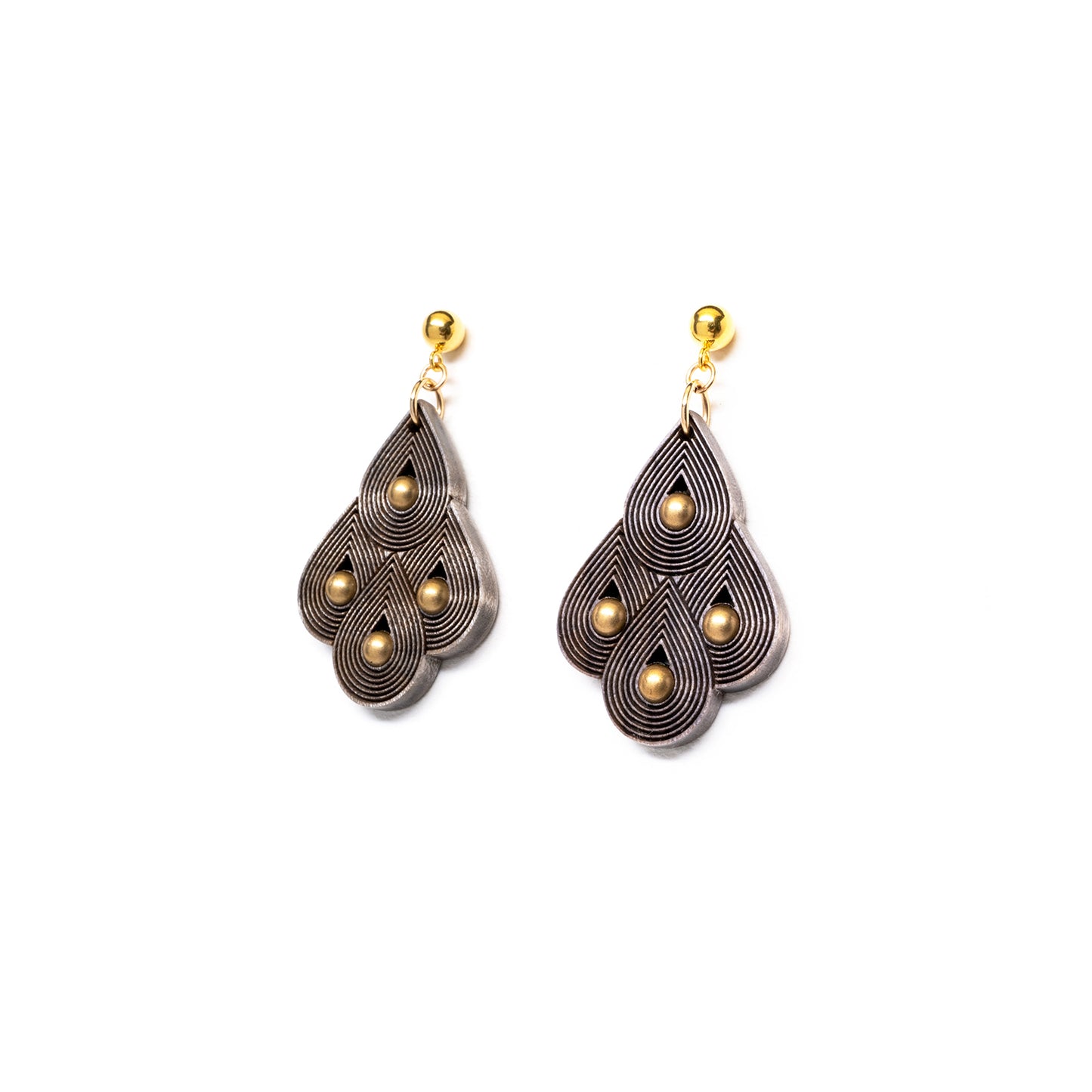 Teardrop Deco Earrings