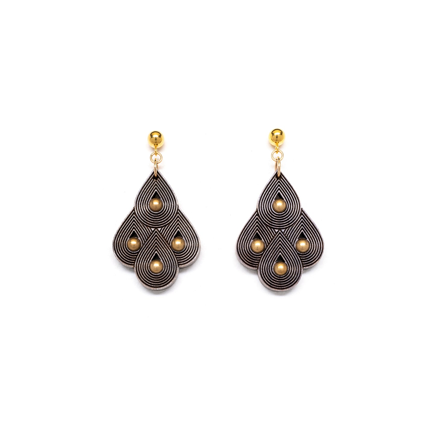 Teardrop Deco Earrings