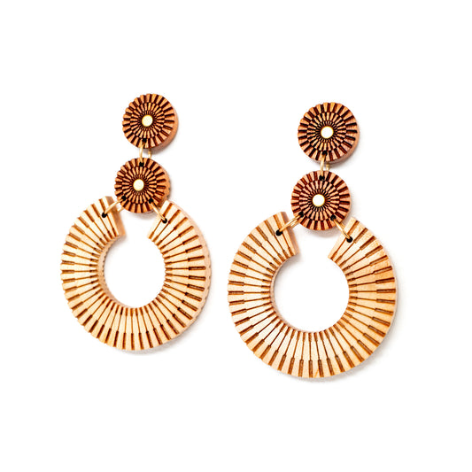 Woven Statement Hoops