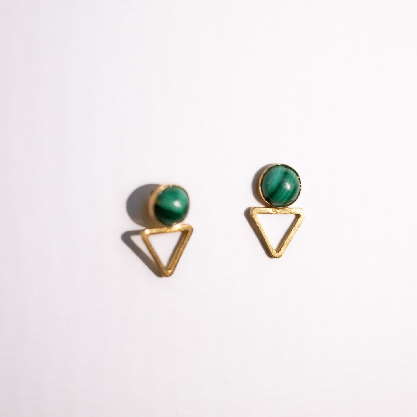 Malachite Tiny Elder Studs