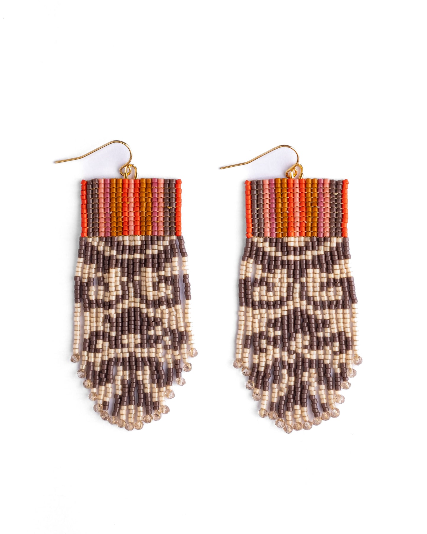 Damask Fringe Earrings