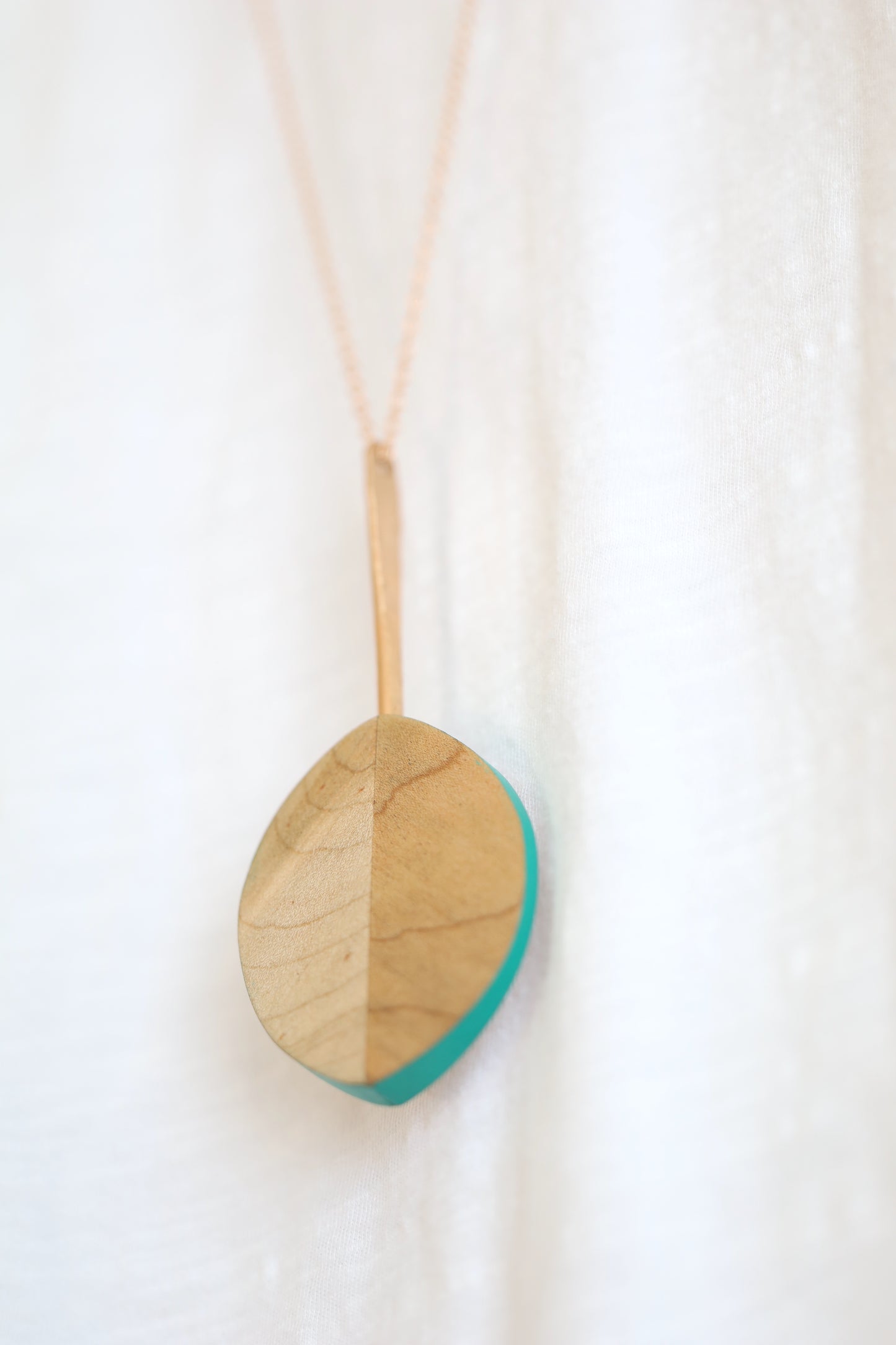 New Leaf Necklace - Maple