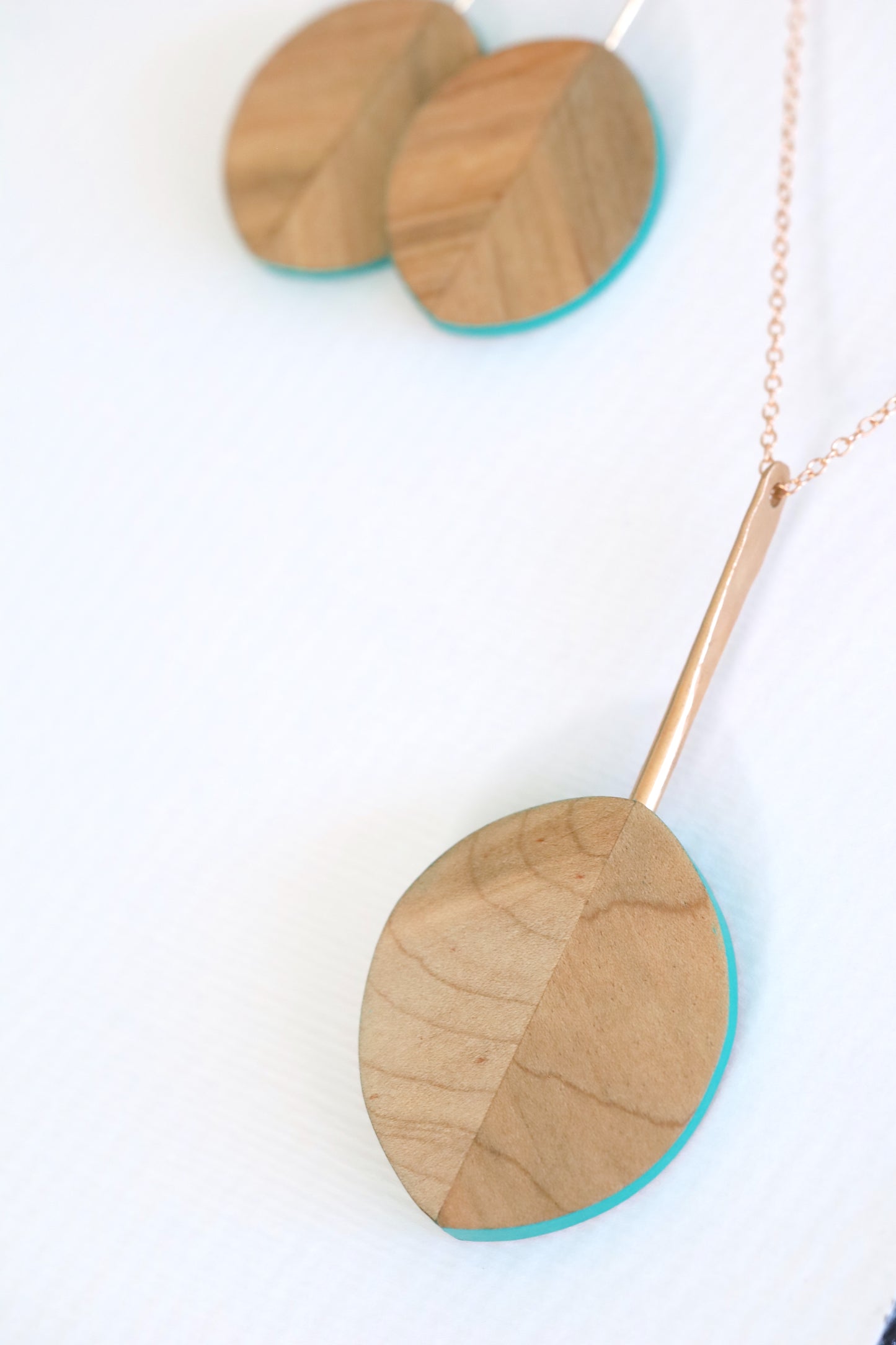 New Leaf Necklace - Maple